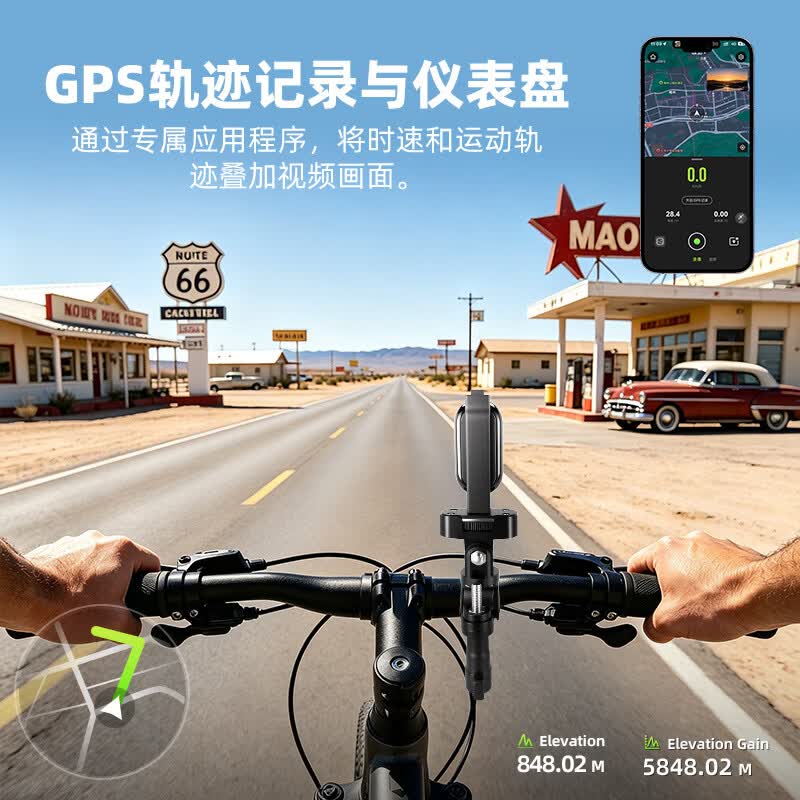 觅豹M1 拇指运动相机4K超清防抖长续航骑行摩托车GPS记录仪亲子Vlog旅游随身便携摄影口袋相机 128G 高速卡+标配(主机+充电仓+全套配件)