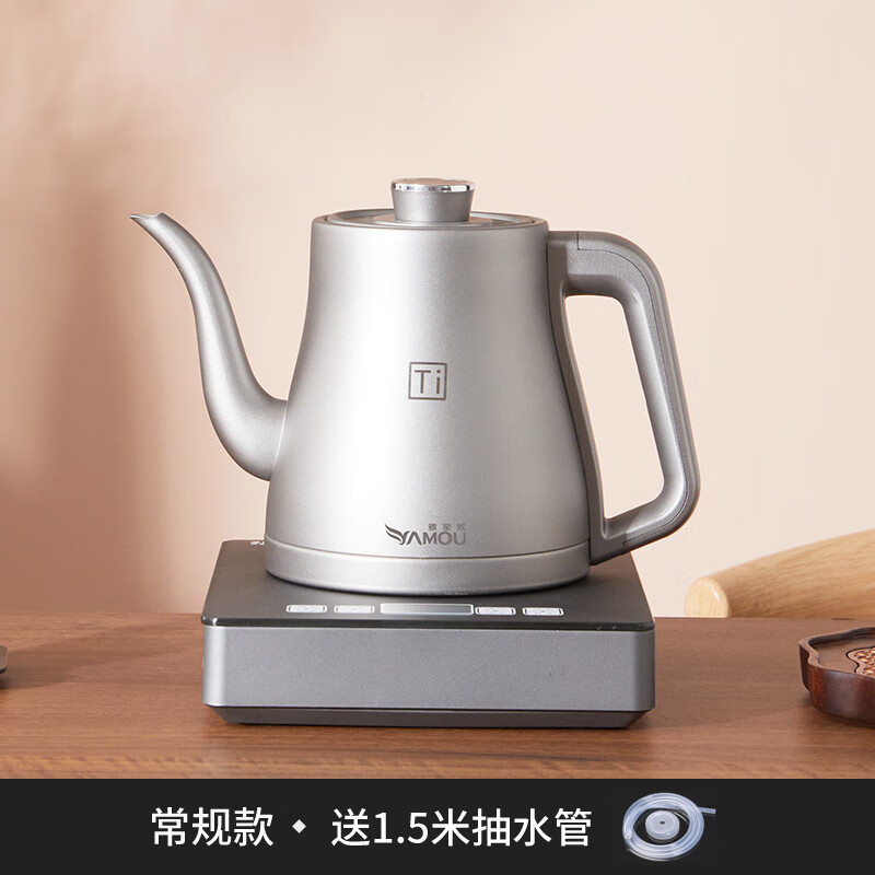 sjbob德国进口品质纯钛烧水壶泡茶专用全自动上水电热烧水壶茶台一体