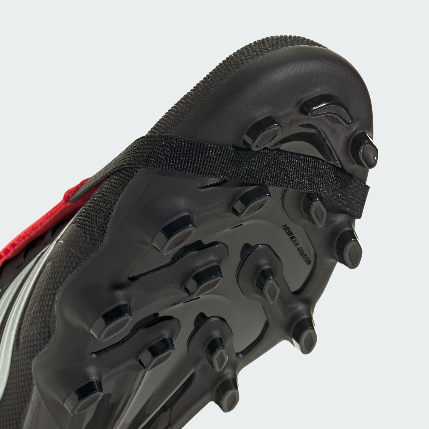 adidas PREDATOR LEAGUE FT人草2G/3G AG定制足球鞋男女阿迪达斯 黑色/白色/亮红 40