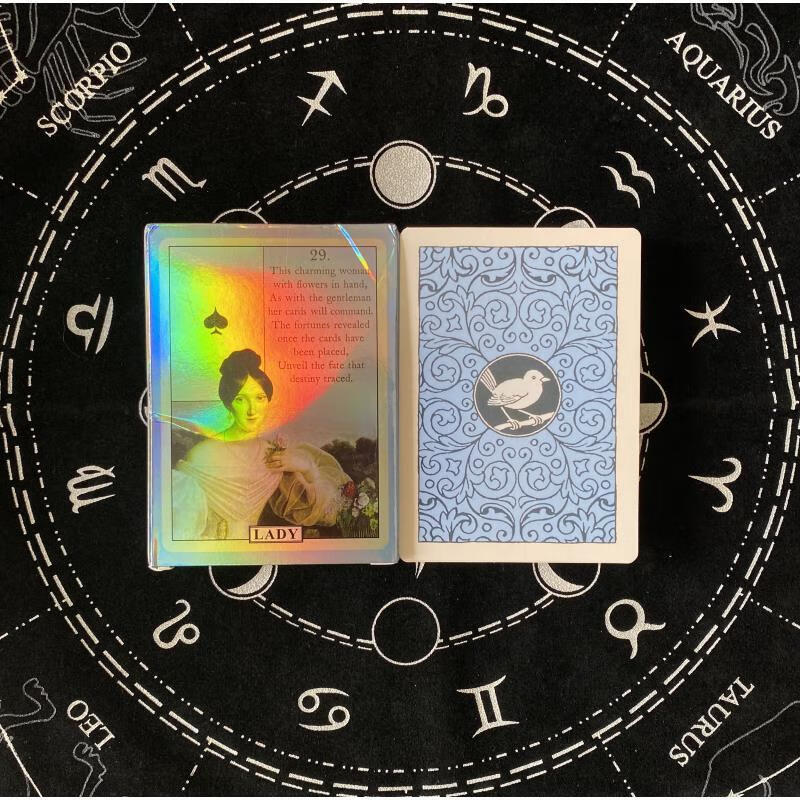 雷诺曼卡牌桌游 现货 blue bird lenormand 蓝鸟雷诺曼英文定制桌游