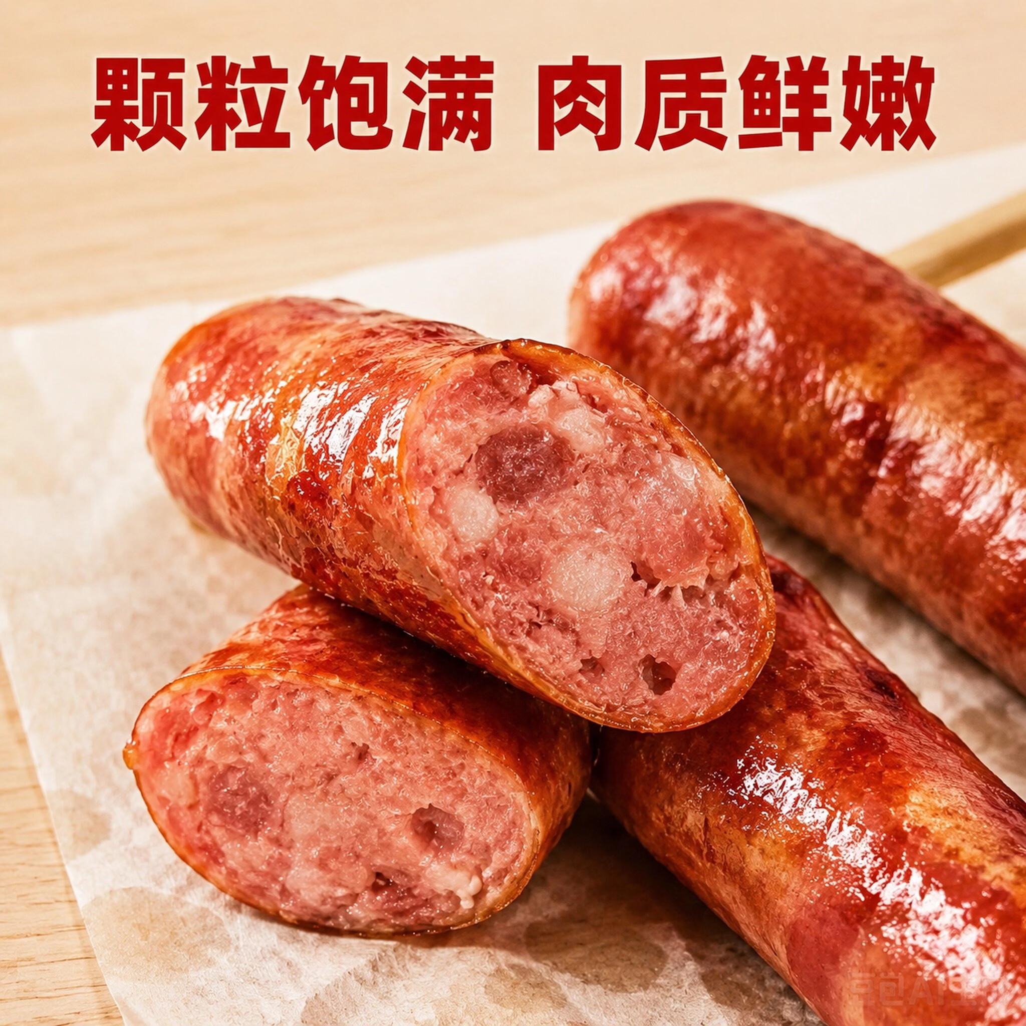 正宗东瓜山肉肠小腊肠老长沙风味湖南特产摆摊油炸烧烤半成品小吃 东瓜山60支