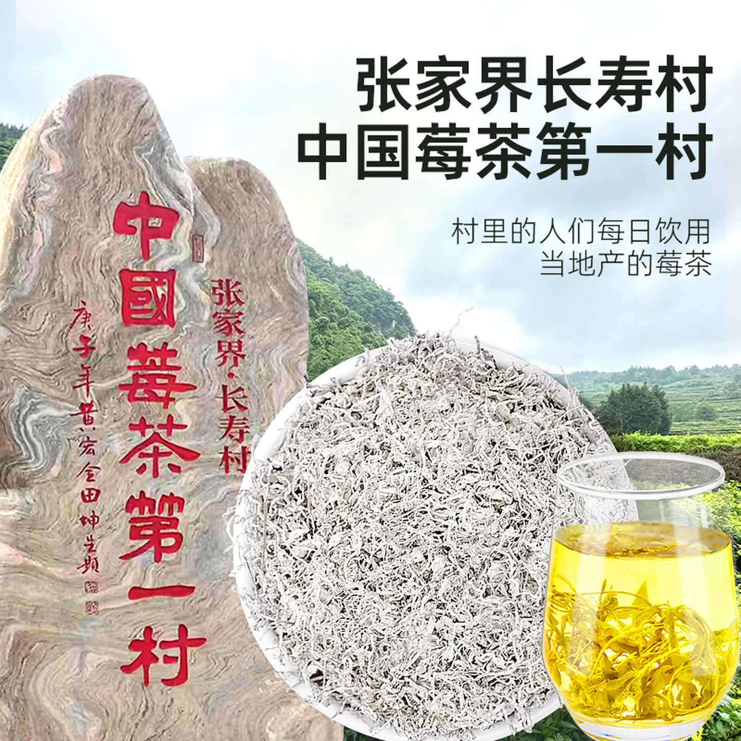 协穆2026新货张家界野生莓茶芽尖莓茶湖南正宗龙须嫩芽藤茶茶叶养生茶 【铁罐礼盒】新霉茶 200g*2罐 净重200克