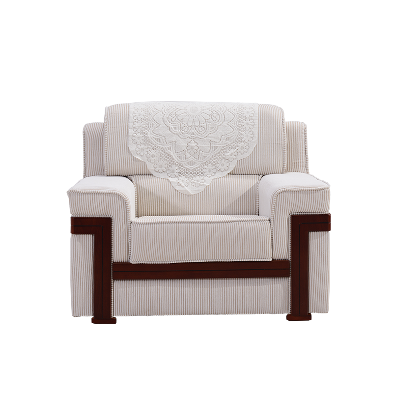 隆旭 办公家具办公沙发会议接待沙发商务贵宾沙发办公室沙发布艺组合    三人位+单人位+单人位