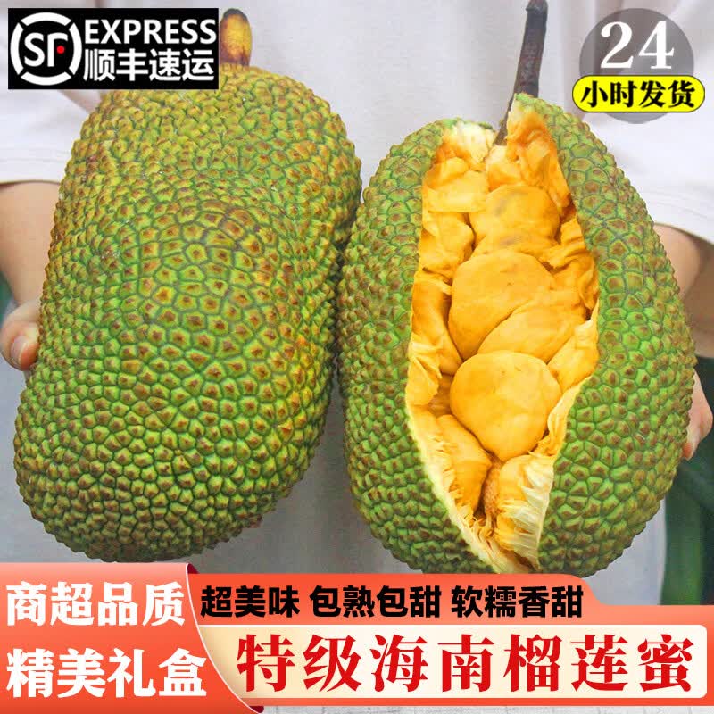 忆京源【顺丰速运】正宗海南三亚榴莲蜜新鲜现摘香甜软糯热带水果整箱 2-3斤精选大果 【现摘当天发货】