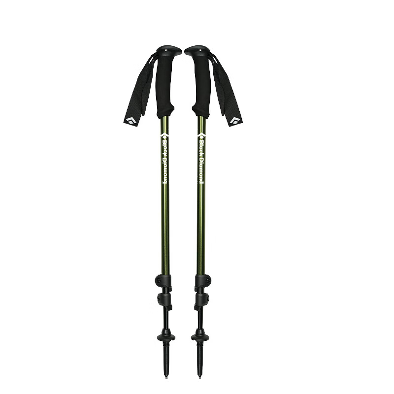 hkda黑钻bd登山杖户外徒步手杖铝合金伸缩爬山杖112551 苔原绿tundra