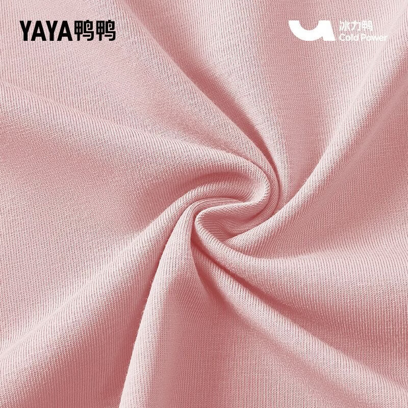 鸭鸭（YAYA）圆领T恤衫2026年夏季男女新款短袖宽松舒适简约百搭短袖上衣半袖 黑色 L
