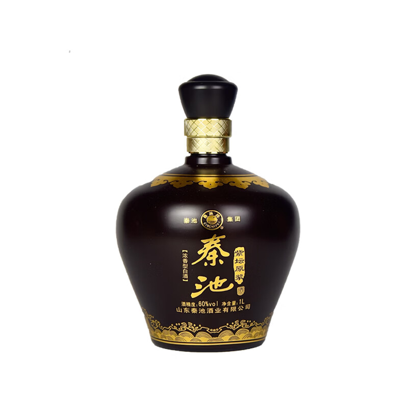 秦池紫坛原浆 浓香型 优级高度白酒 五粮酿造纯粮固态 山东特产老字号 60度 1000mL 1坛