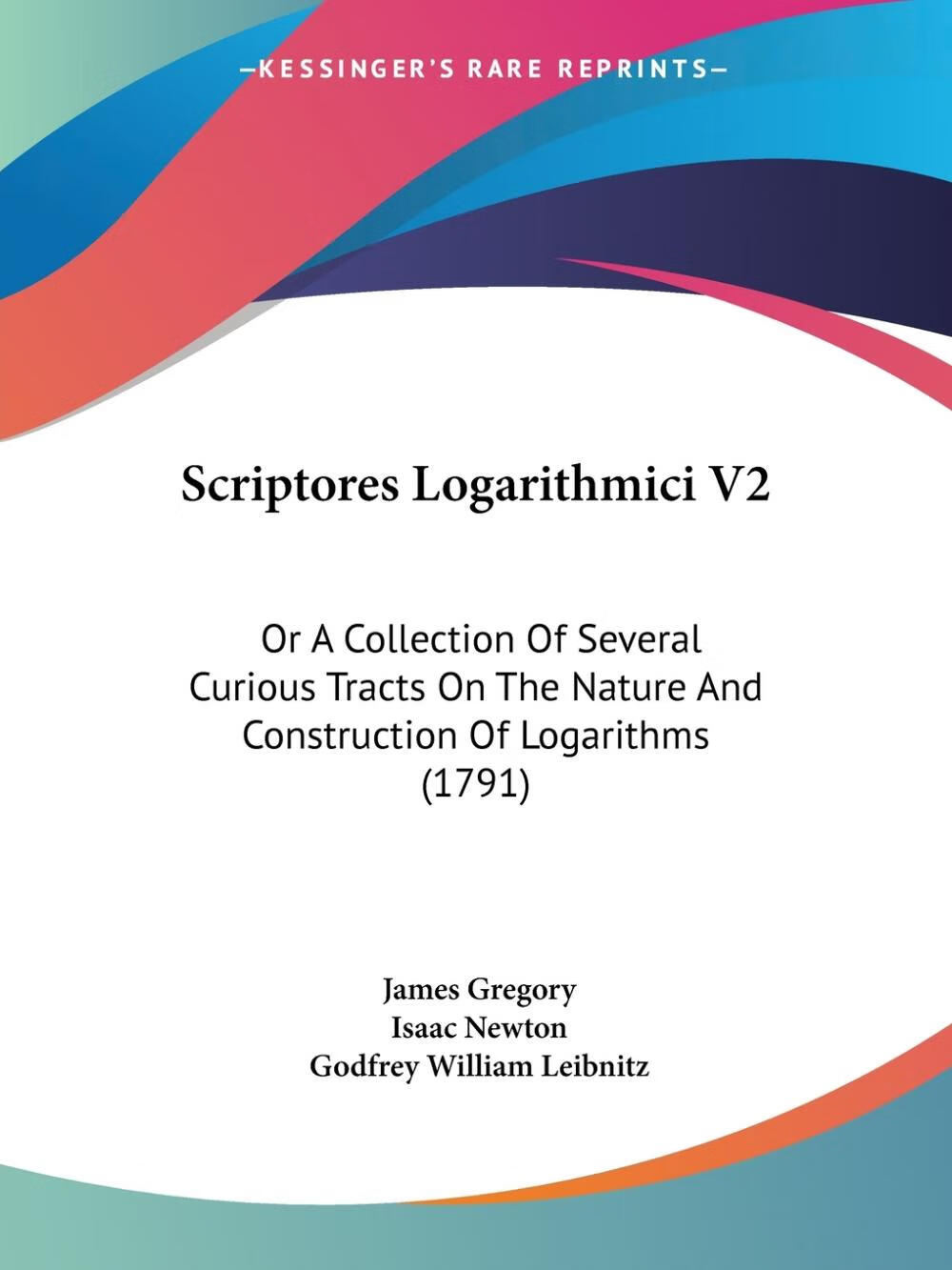 【预售 按需印刷】scriptores logarithmici v2