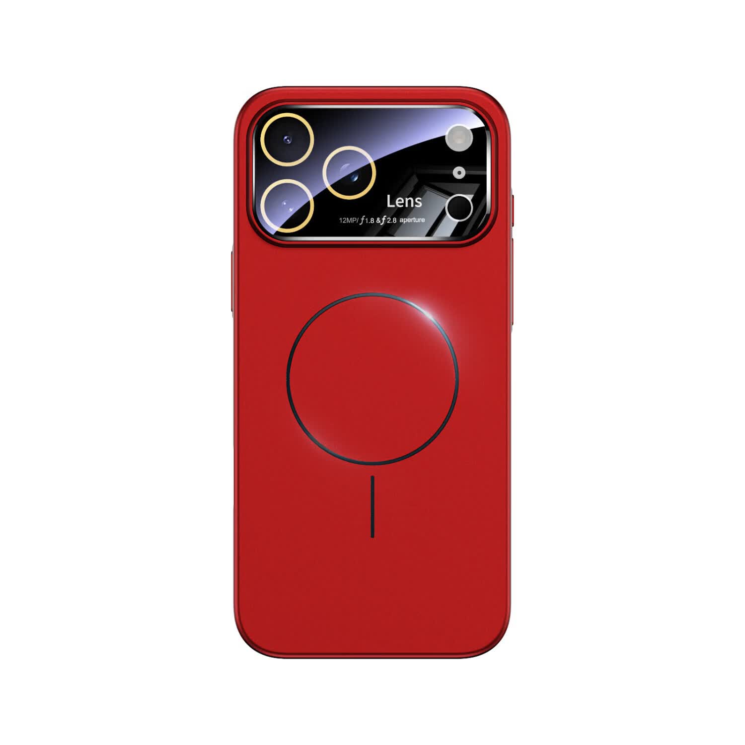 路杰森适用苹果17promax手机壳新款磁吸iphone16pro大视窗镜头膜Air全包防摔15promax超薄14pro高级13 【新年红】Magsafe磁吸丨大视窗全包 iPhone 13