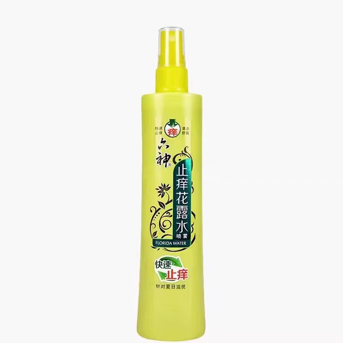 六神花露水180ml驱蚊户外喷雾长效防蚊清凉舒爽清新花香正品 驱蚊款180ml+止痒款180ml*2瓶