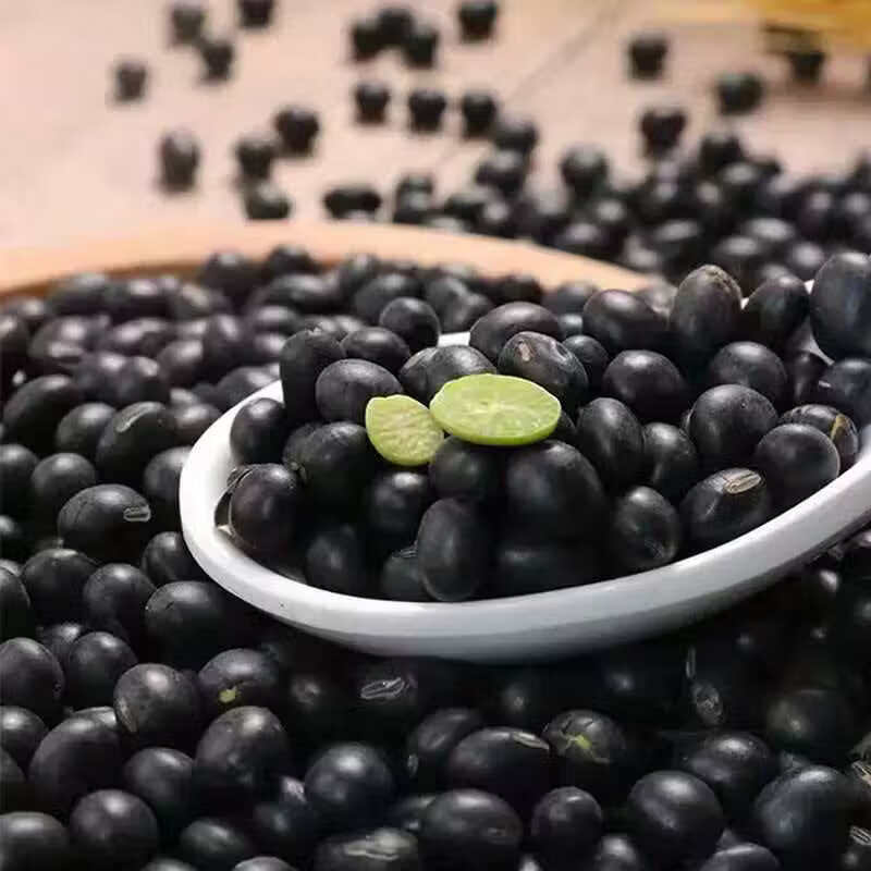 同仁堂(TRT)东北寒地黑土绿芯黑豆 当年新粮不打蜡不染色皮薄饱满杂粮 东北特级精品黑豆净重 250g*4罐
