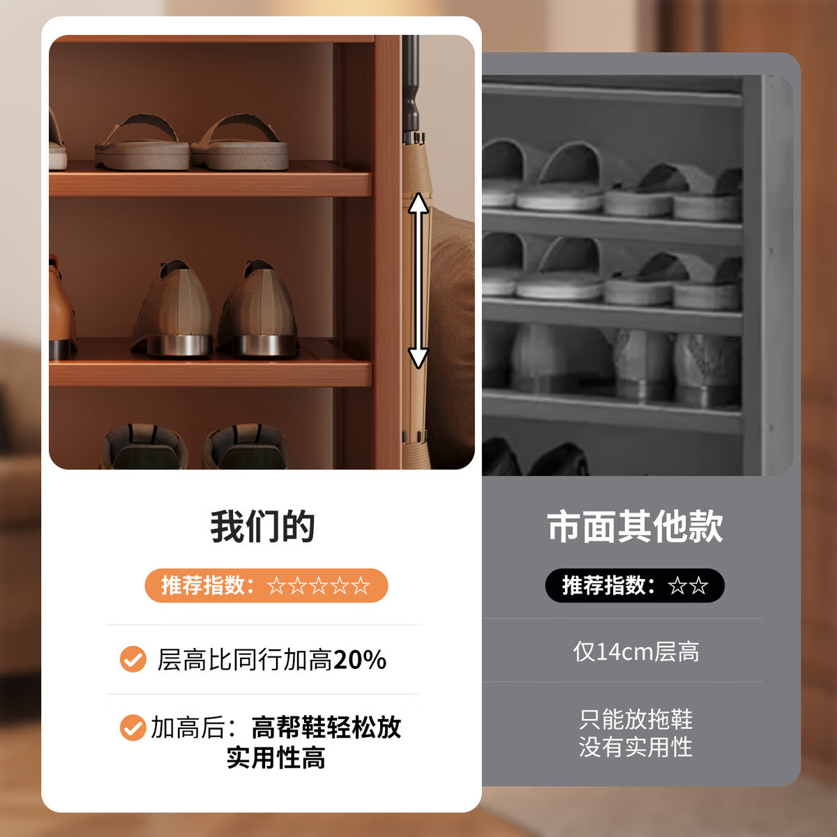 溥畔鞋架子门口多层简易房用鞋架2026新款入户门防尘收纳鞋柜 8层90cm+升级加高[送月白纱帘+美观防尘]
