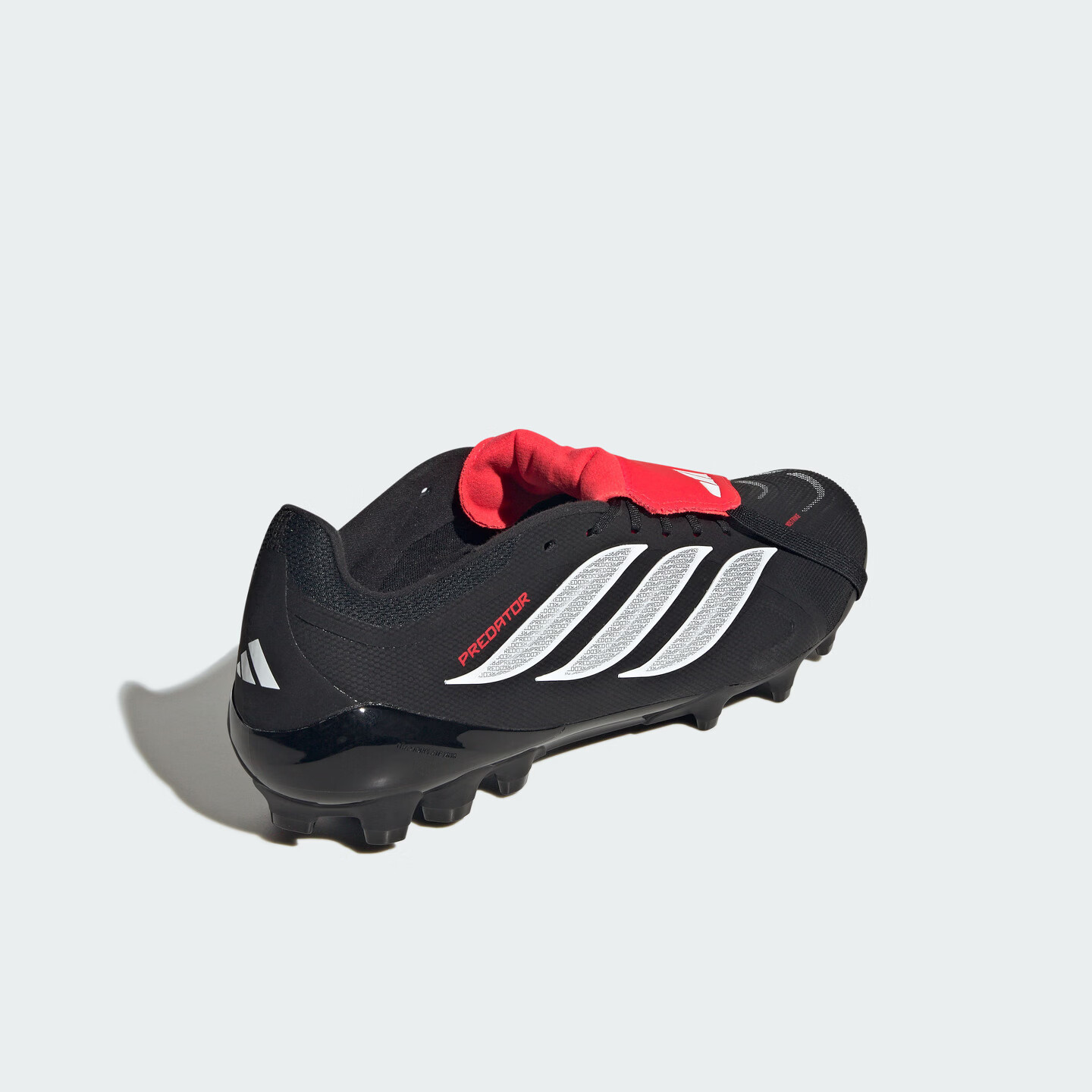 adidas PREDATOR LEAGUE FT人草2G/3G AG定制足球鞋男女阿迪达斯 黑色/白色/亮红 40