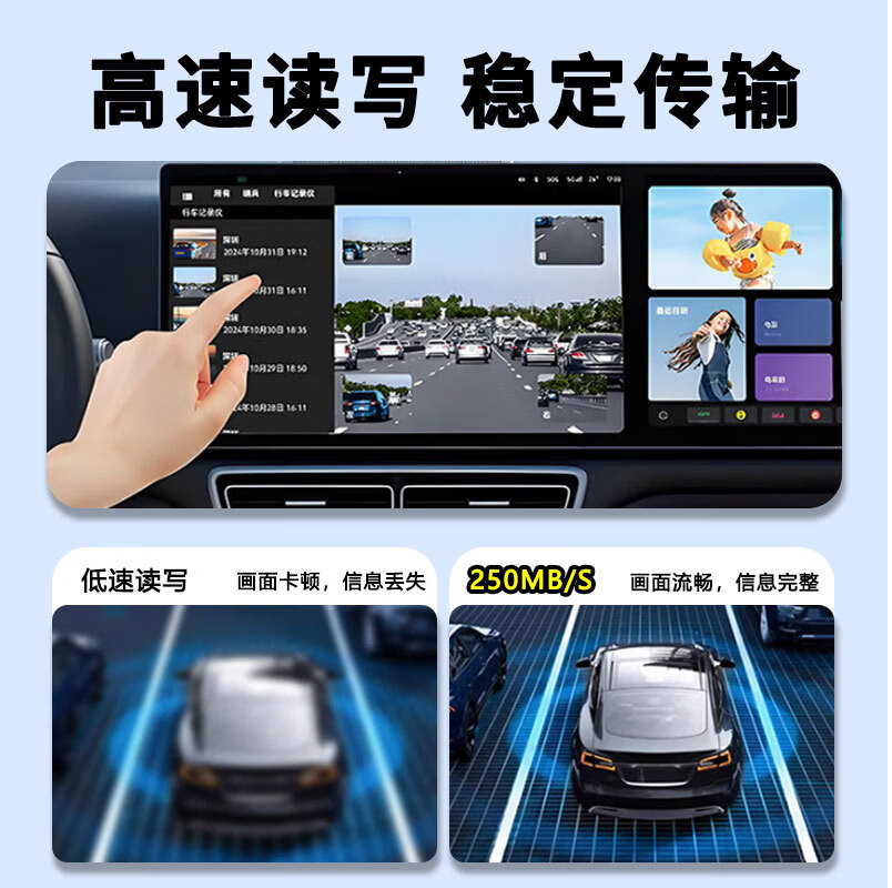晋御滋适用奇瑞风云T9L/A9L/T11/T9行车记录仪U盘哨兵模式优盘车载高清 【128G】循环录制约32小时+哨兵模式+高速读写