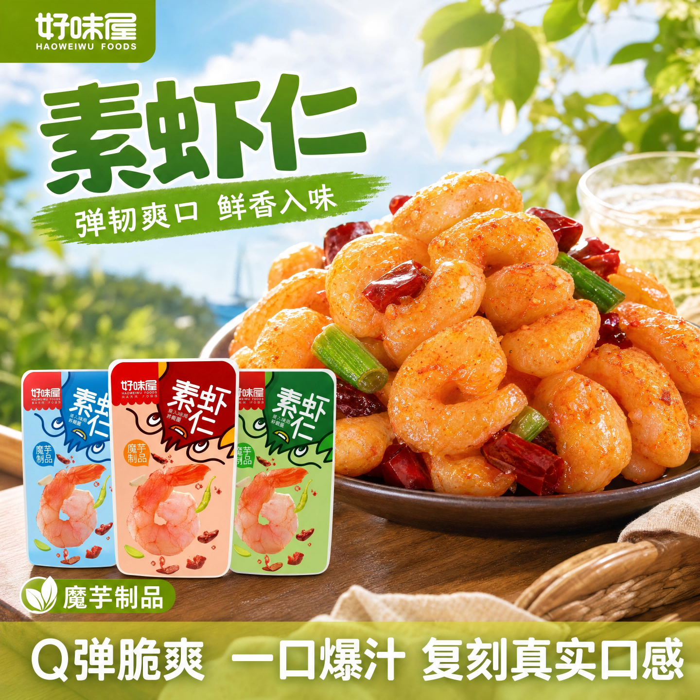 好味屋素虾仁20包仅需11.58元（5.7元/件）