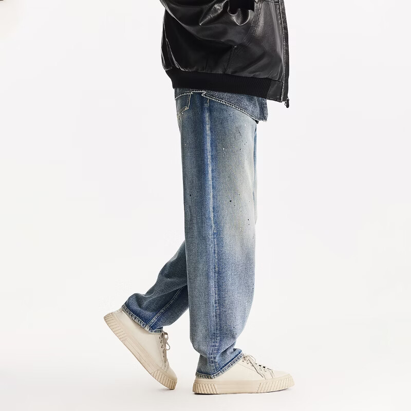 杰克·琼斯(JACK&JONES)男装潮流牛仔裤合集 225432110中牛仔蓝 常规 32 175 W32/L32
