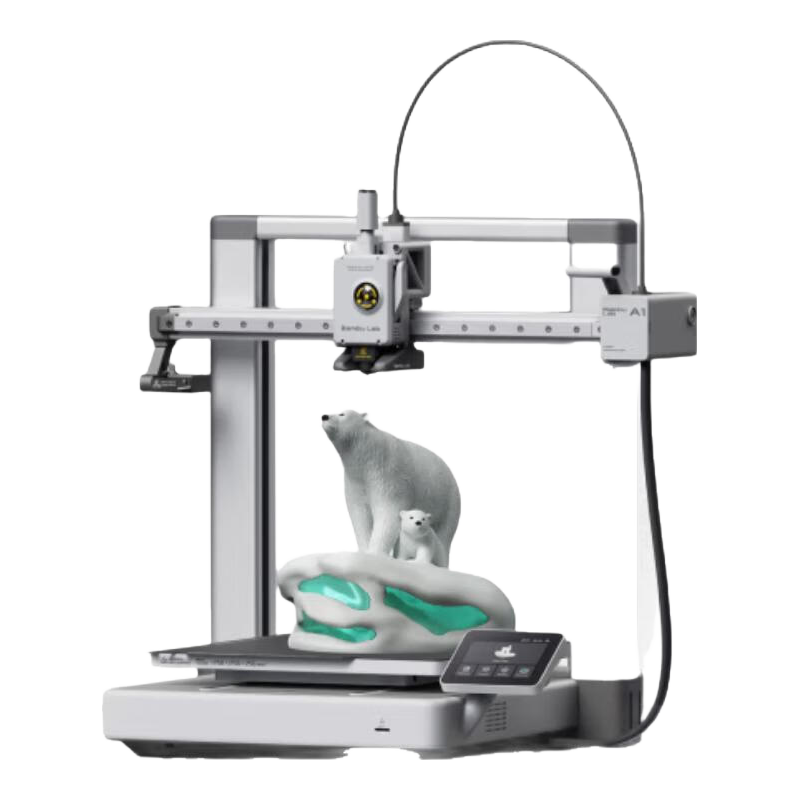 拓竹A1 3D打印机桌面家用儿童FDM全自动调平高速3d打印机器bambulab A1 单机【大陆版】