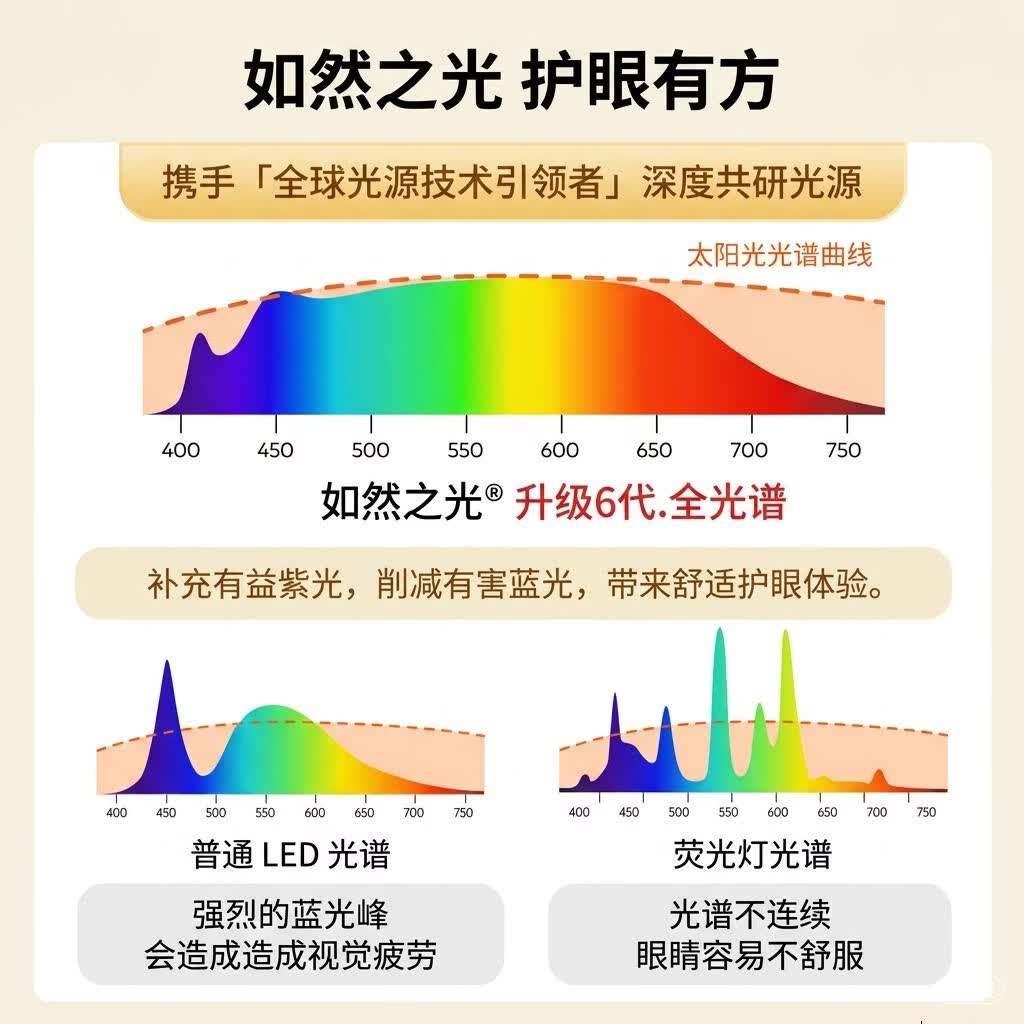 全光谱护眼超薄吸顶灯卧室灯智能LED照明灯具简约防蓝光护眼灯光 黑色 超薄50cm 全光谱护眼 72W 三色光