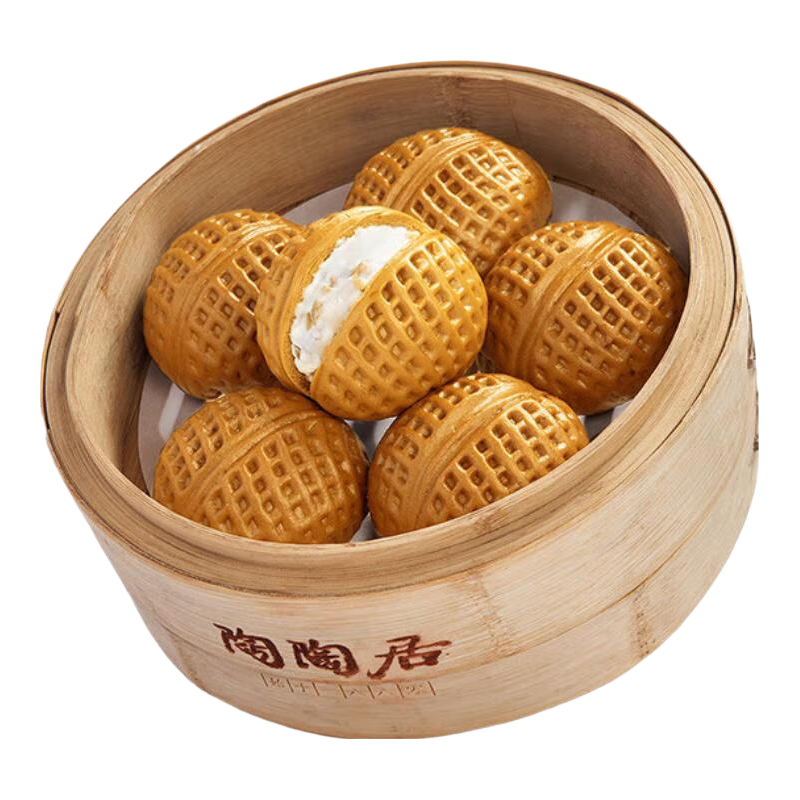 陶陶居中华老字号品牌 广式早餐包子广府点心面点生鲜半成品点心  核桃包337.5g