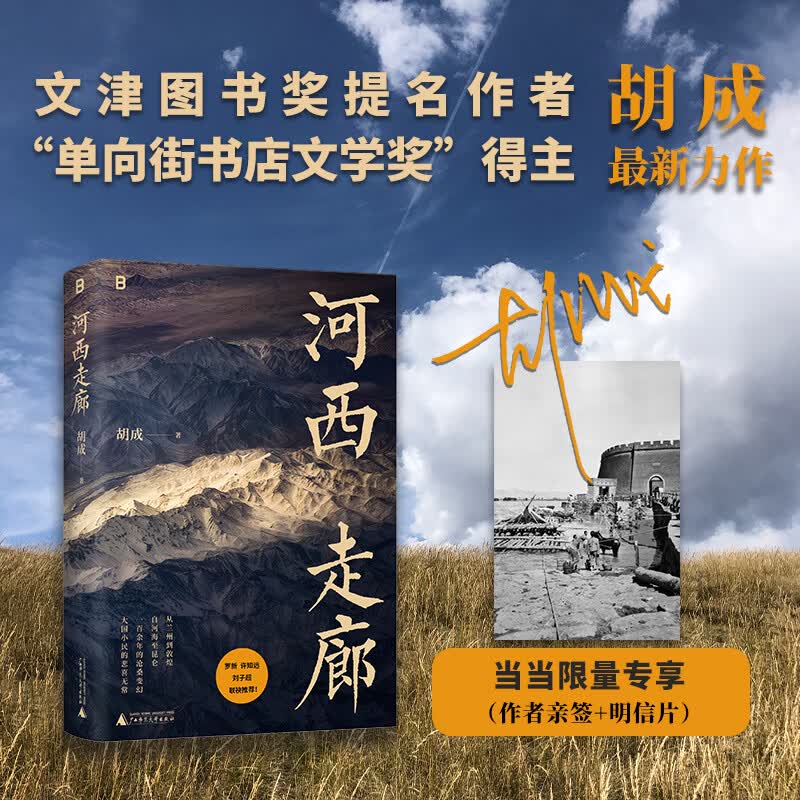 【当当 限量亲签+明信片】河西走廊 胡成 著 文津奖提名作者、“单向街书店文学奖”得主 旅行文学代表作家 罗新、许知远、刘子超 联袂推荐