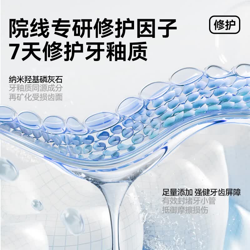 敏齿达【拍一发四】5%羟基磷灰石牙膏去黄牙抗敏修护清洁口腔异味 羟基磷灰石洁齿牙膏（清新绿茶香型）*4支