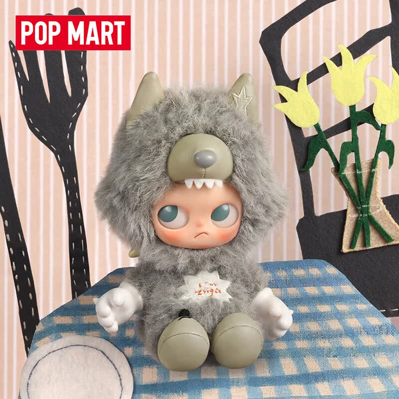 POP MART泡泡玛特【预售】ZSIGA I'm Zsiga系列-搪胶毛绒挂件盲盒潮玩礼物 随机1个 不支持七天无理由退换