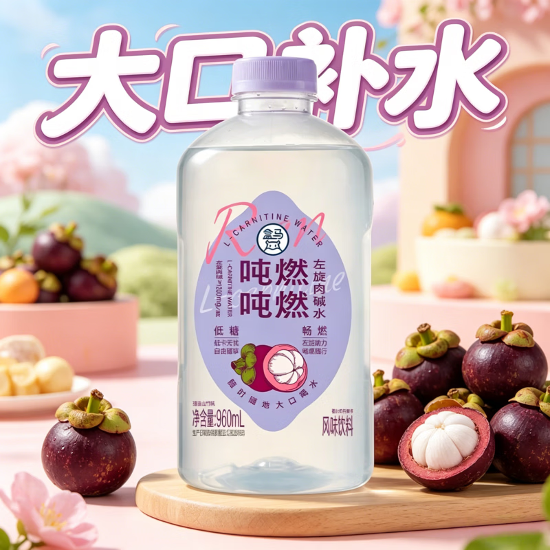 盒马鲜生超市吨吨燃燃左旋肉碱水粉粉椰子吨吨柠柠多芬柠檬水盒马饮料 主推:左旋肉碱水960ml*6瓶【随时断货】下单立减8元