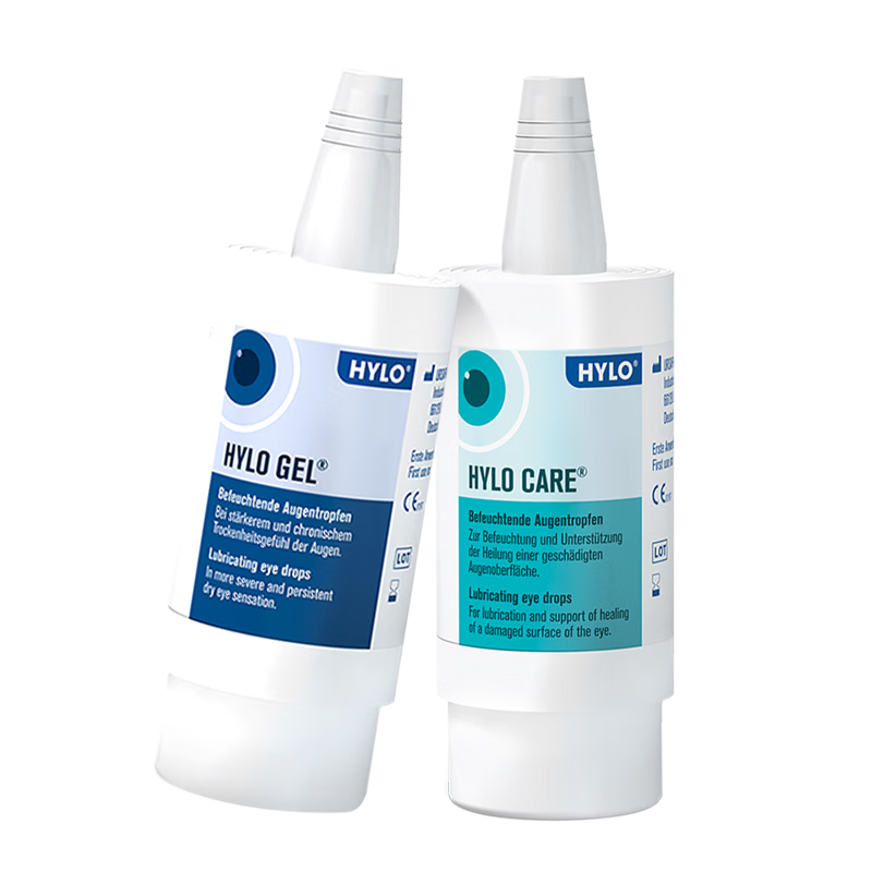 【滋润+修护组合】德国海露hylo gel+care玻璃酸钠滴眼液