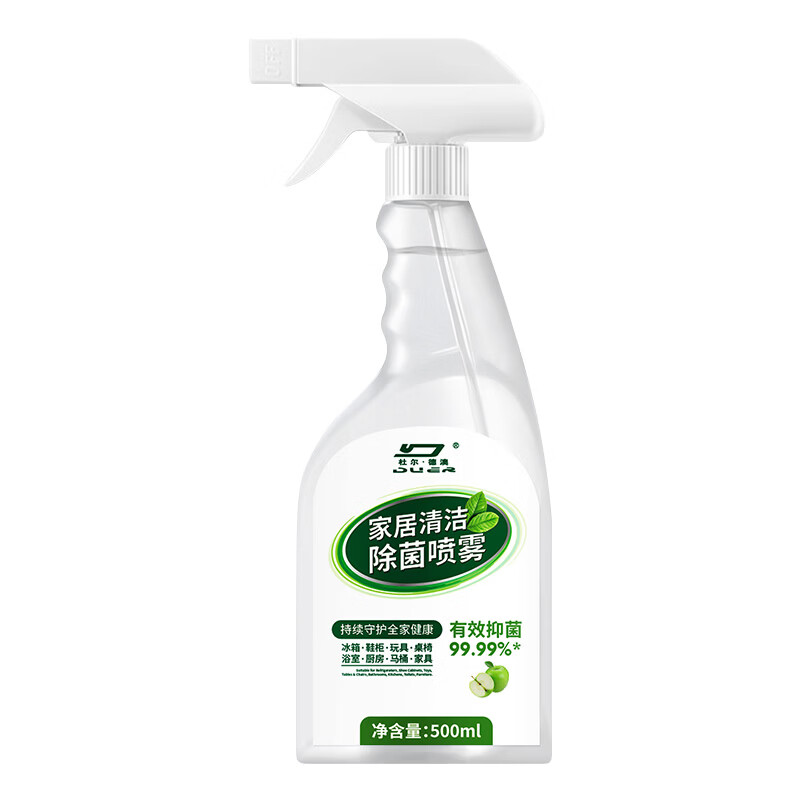 杜尔.德澳(DUER.DEAO)冰箱清洁剂厨房烤箱微波炉去油污除菌免水洗杀菌去异味专用清洗液 1瓶【冰箱厨电清洁除菌】家居喷雾500ml