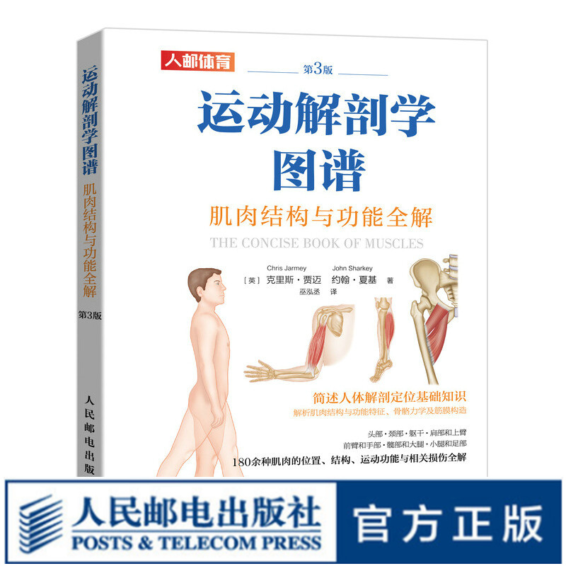 运动解剖学图谱 肌肉结构与功能全解第3版