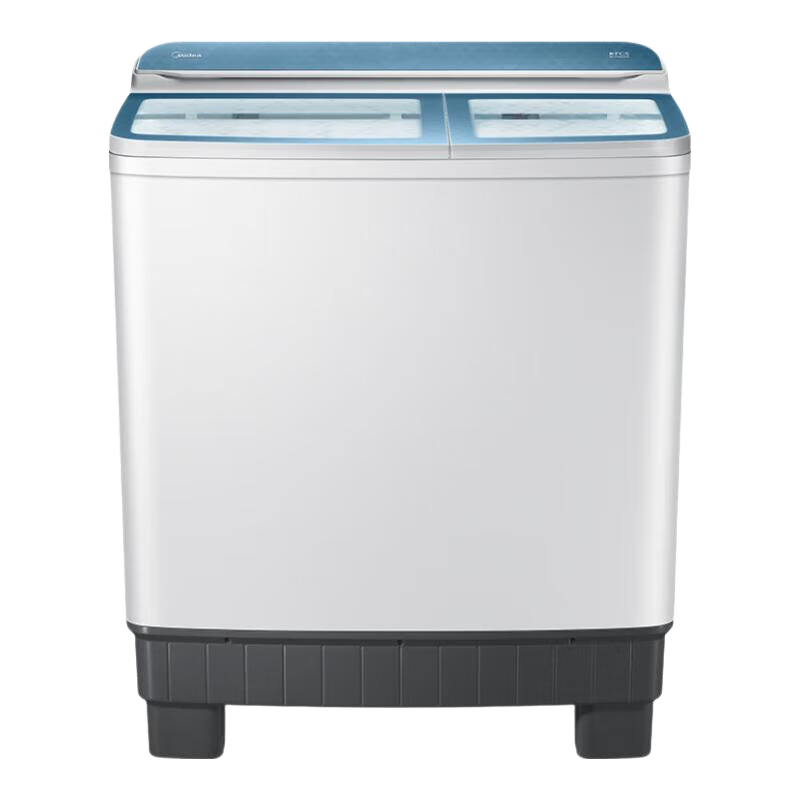 美的（Midea）双桶半自动洗衣机12kg洗+7kg脱 双缸大容量家用品质双电机 同洗同脱分区洗涤一级能效以旧换新 MP12S166A 双缸