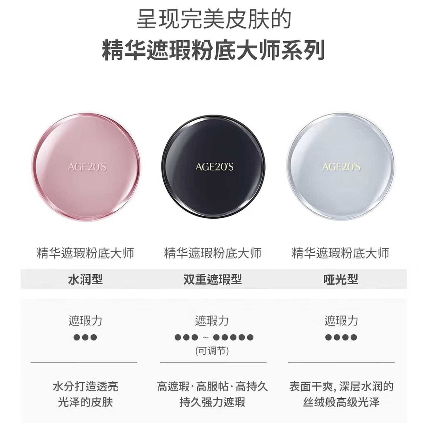 爱敬(AEKYUNG)四色拉花大师气垫进口气垫bb霜遮瑕提亮持妆粉底控油防晒SPF50+++ 【黑盒】遮瑕款#13亮白色
