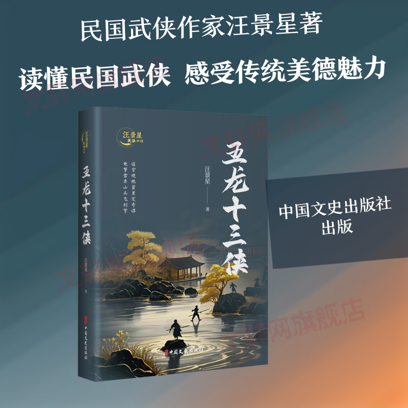 五龙十三侠汪景星武侠小说 中国文史出版社 汪景星 著 著 汪景星武侠小说 书籍 图书