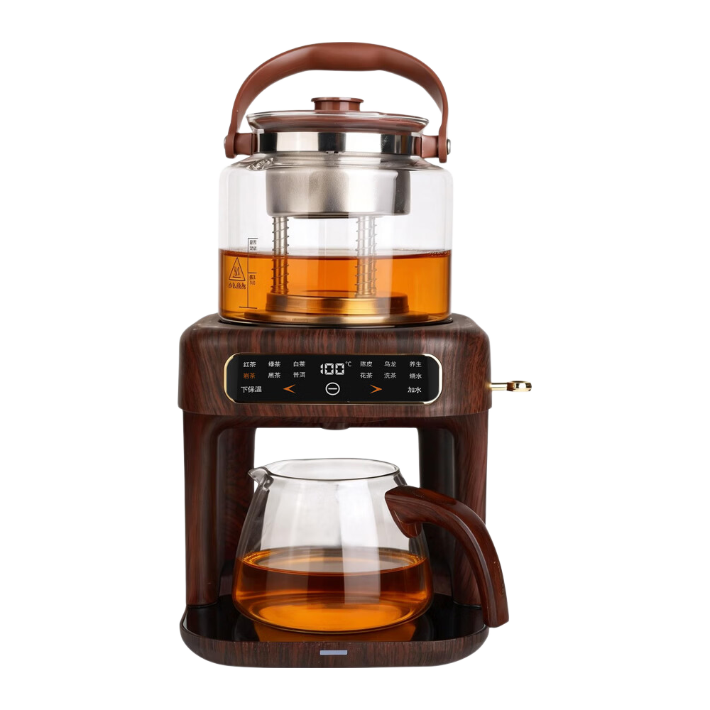 萃礼纯钛煮茶壶养生壶萃茶蒸汽煮茶器全自动真空喷淋蒸煮一体自动上水烧水壶家用茶饮机新款多功能 象牙白（纯钛）