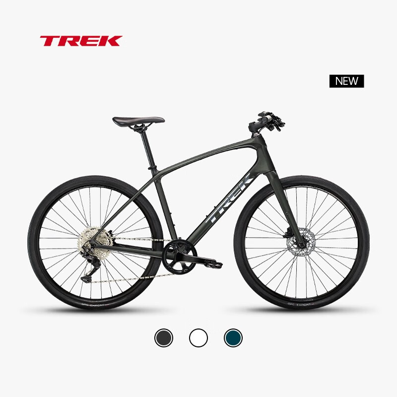 崔克(trek)城市自行车 fx s 4 碳纤维轻量快速液压碟刹700c砾石路平把