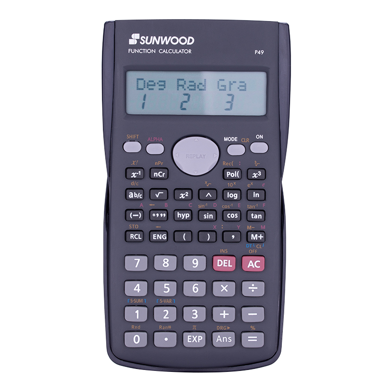 三木(sunwood)效率王系列 多功能函数科学计算器/适用于初高中生/附两