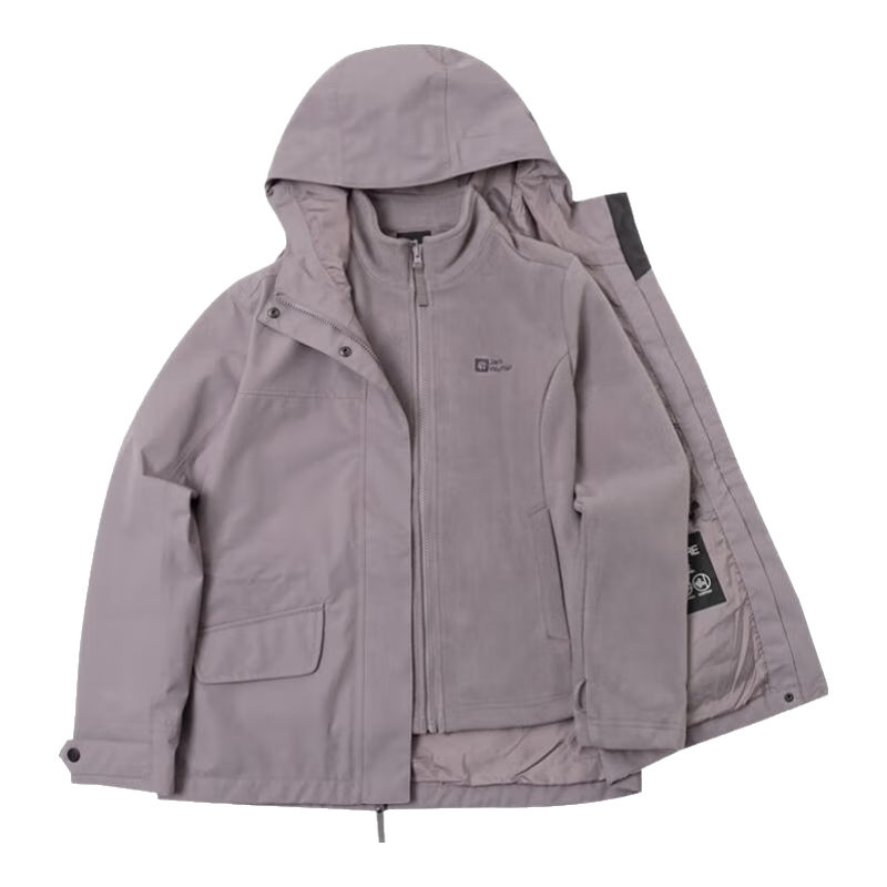 Jack Wolfskin��צ�����Ů�ﶬ�����˶��Ӻ�ůץ���ڵ�����һ����� 