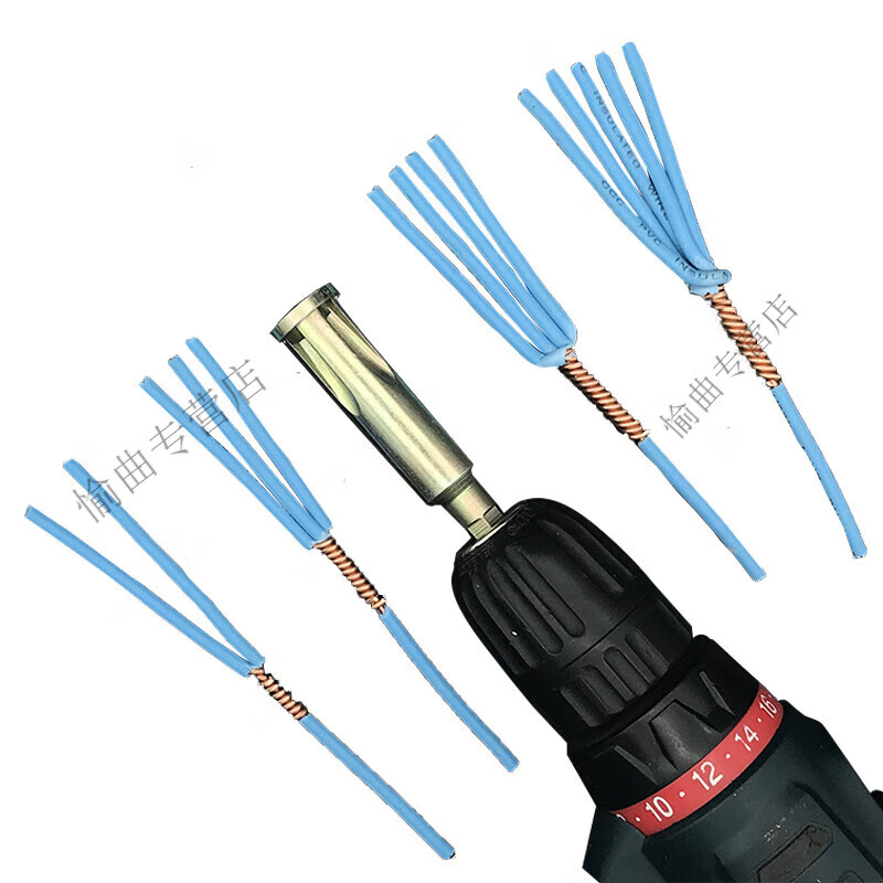 爱帛哆自动剥皮并线器接线器电工接线工具剥线钳2.5-4平方拧线器 默认