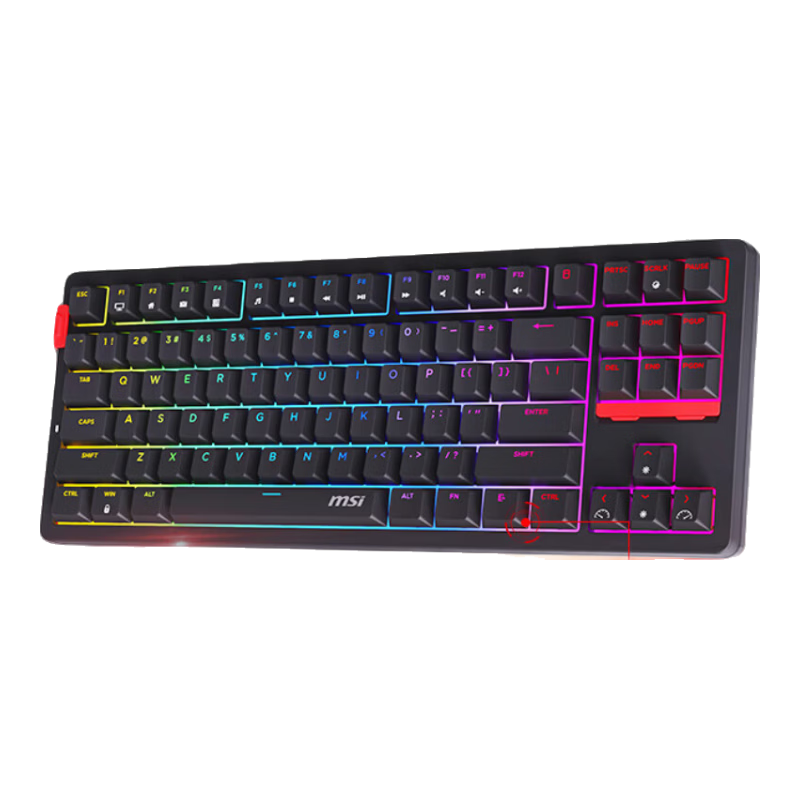 微星 FORGE GK300 WIRELESS 红