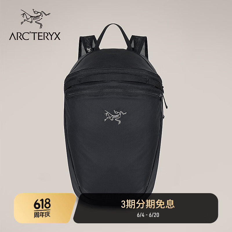 ARC'TERYX始祖鸟 HELIAD 15 BACKPACK 男女同款 背包 BLACK/黑色 均码
