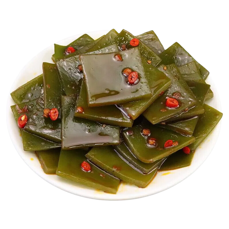 海带片开袋即食香辣味小零食追剧解馋小吃下饭菜海带食品凉拌菜 香辣味海带片【10g*30包】