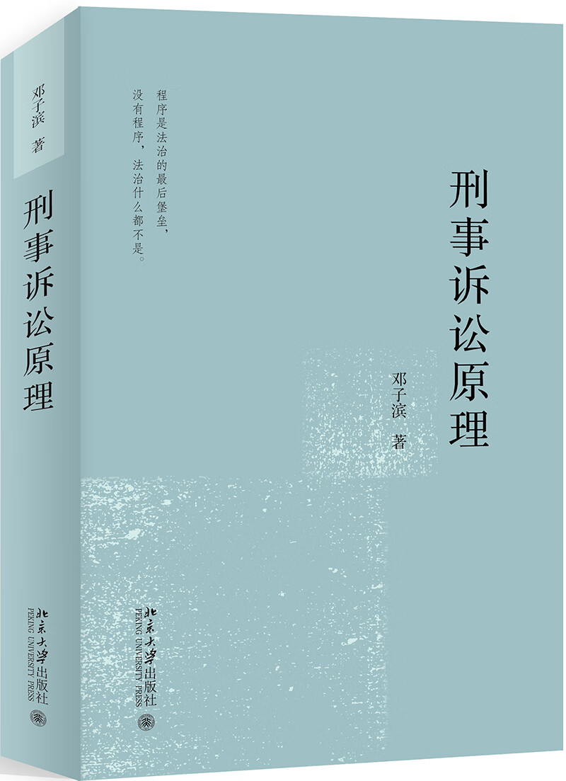 走向规范的刑法学 刑事诉讼原理