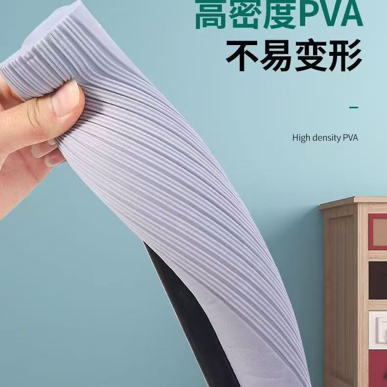 亮彩28cm大海绵拖把二排滚轮强力挤水凹槽吸毛发家用厨房吸水拖地神器 二排滚轮 1.2 米杆 共 3个 28cm 胶棉头