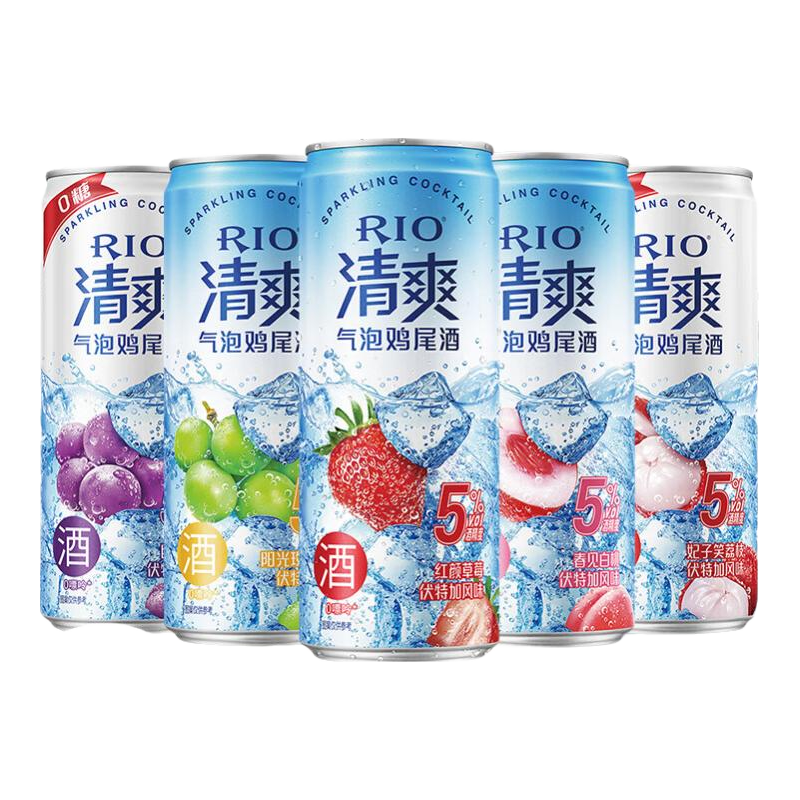 锐澳鸡尾酒清爽330ml*5罐+赠1罐 17元 - 86线报