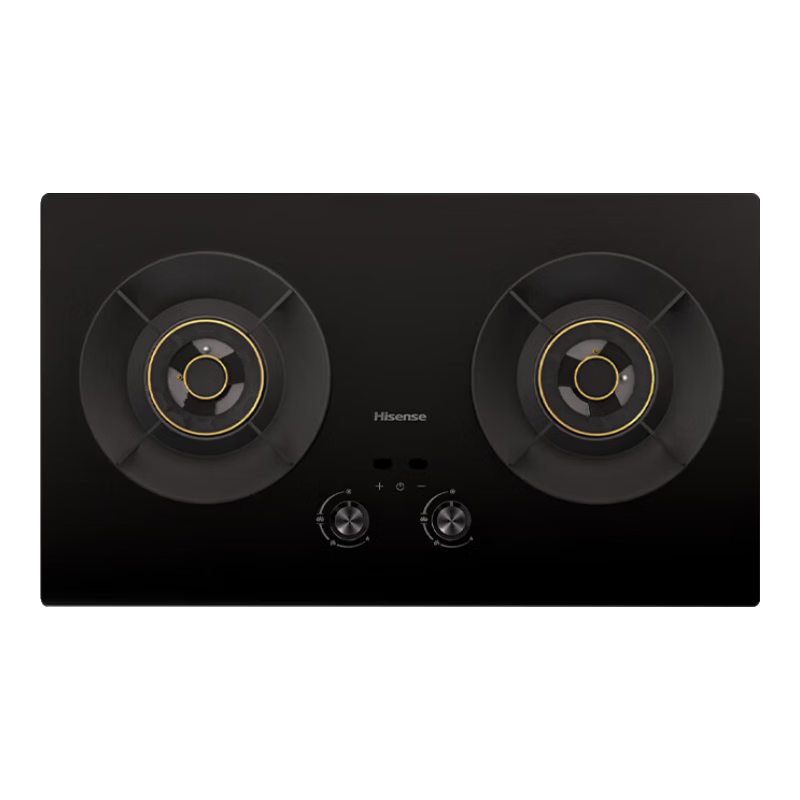 海信（Hisense）大薄荷系列双边定时烟灶联动70%热效率5.2KW上门安装台嵌两用家用燃气灶易清洁底座可调JZT-E5 天然气12T 海信大薄荷E5燃气灶
