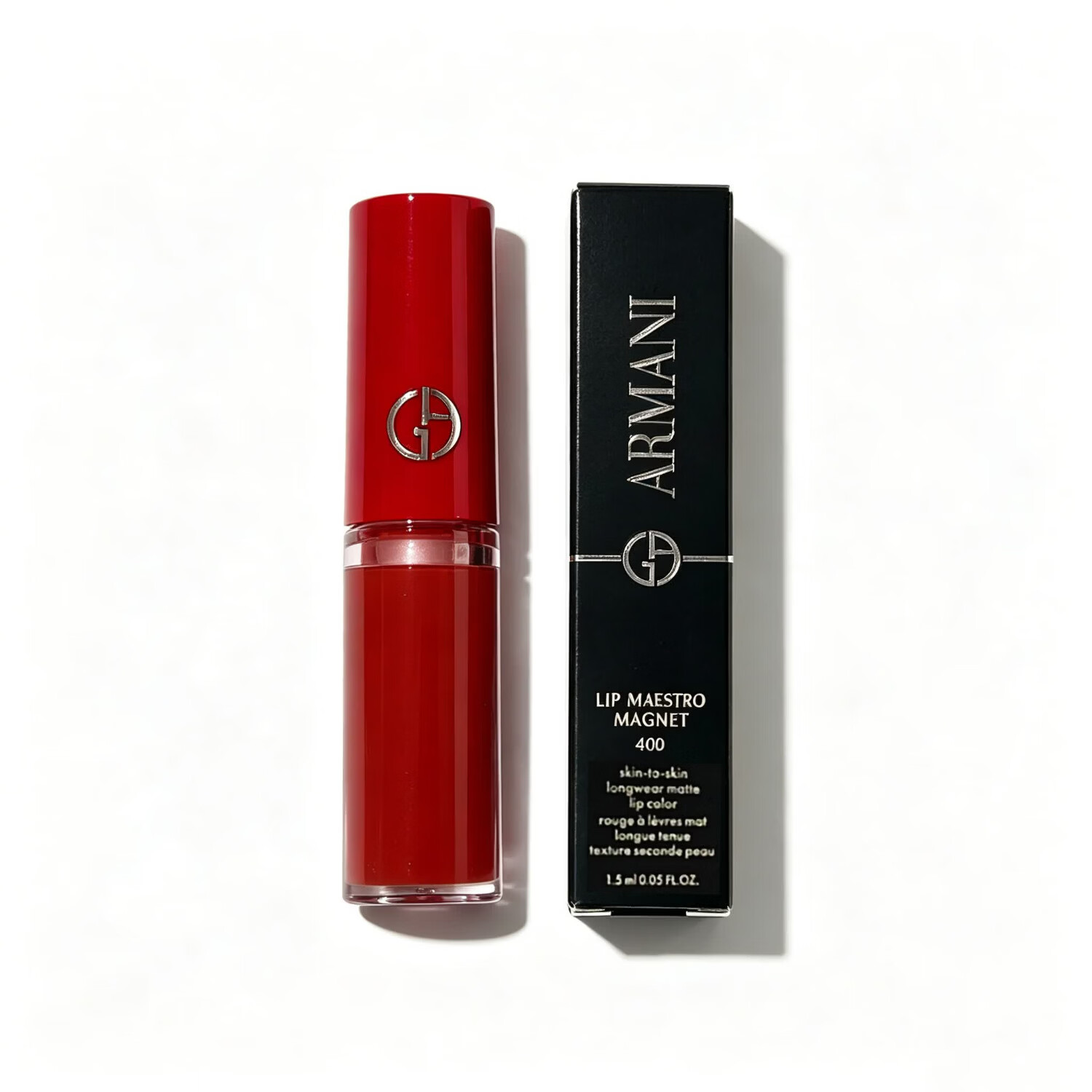 阿玛尼（ARMANI）裸感持色哑光唇釉 口红唇釉礼物唇膏小样实用高级感彩妆 裸感持色哑光唇釉1.5ml #400