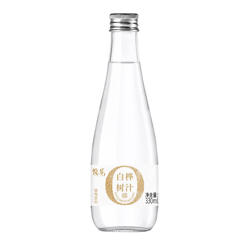 水悦乐 白桦树原汁植物饮料 无糖健康饮料  330ml*15瓶