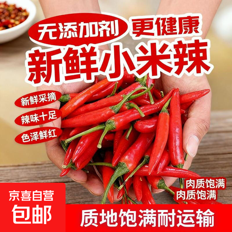 新鲜小米椒特辣辣椒 小米椒500g