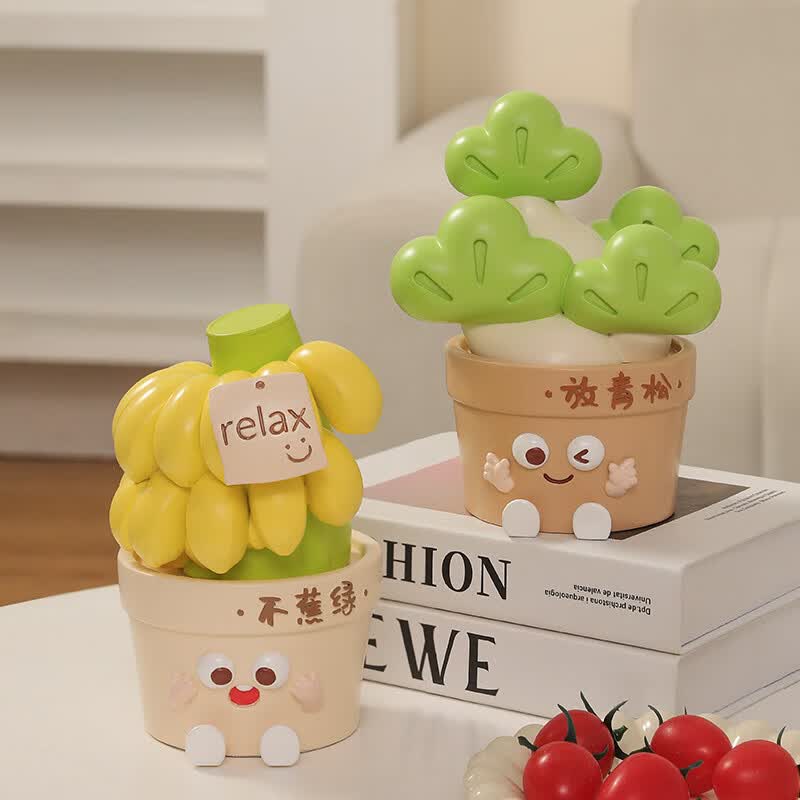 溥畔禁止焦虑工位情绪稳定治愈系解压办公室桌面装饰摆件生日礼物 节节高升摆件（礼盒包装+幸运礼袋）