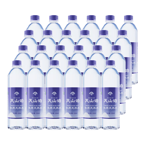 天山泊巴马天然水550ml*24瓶 饮用天然水整箱装 会议办公家庭健康饮用水 【爆款推荐】饮用天然水 550ml*24瓶【共两箱】